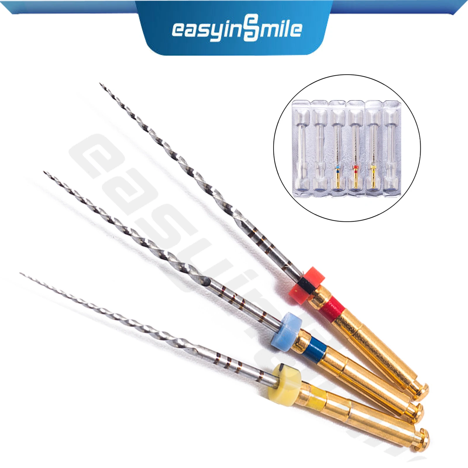 Easyinsmile Dental Reciprocating X-ONE Endo Files Niti Rotary Root Canal Heat Activated 3pcs/Pack
Easyinsmile Dental Reciprocating X-ONE Endo Files Niti Rotary Root Canal Heat Activated 3pcs/Pack