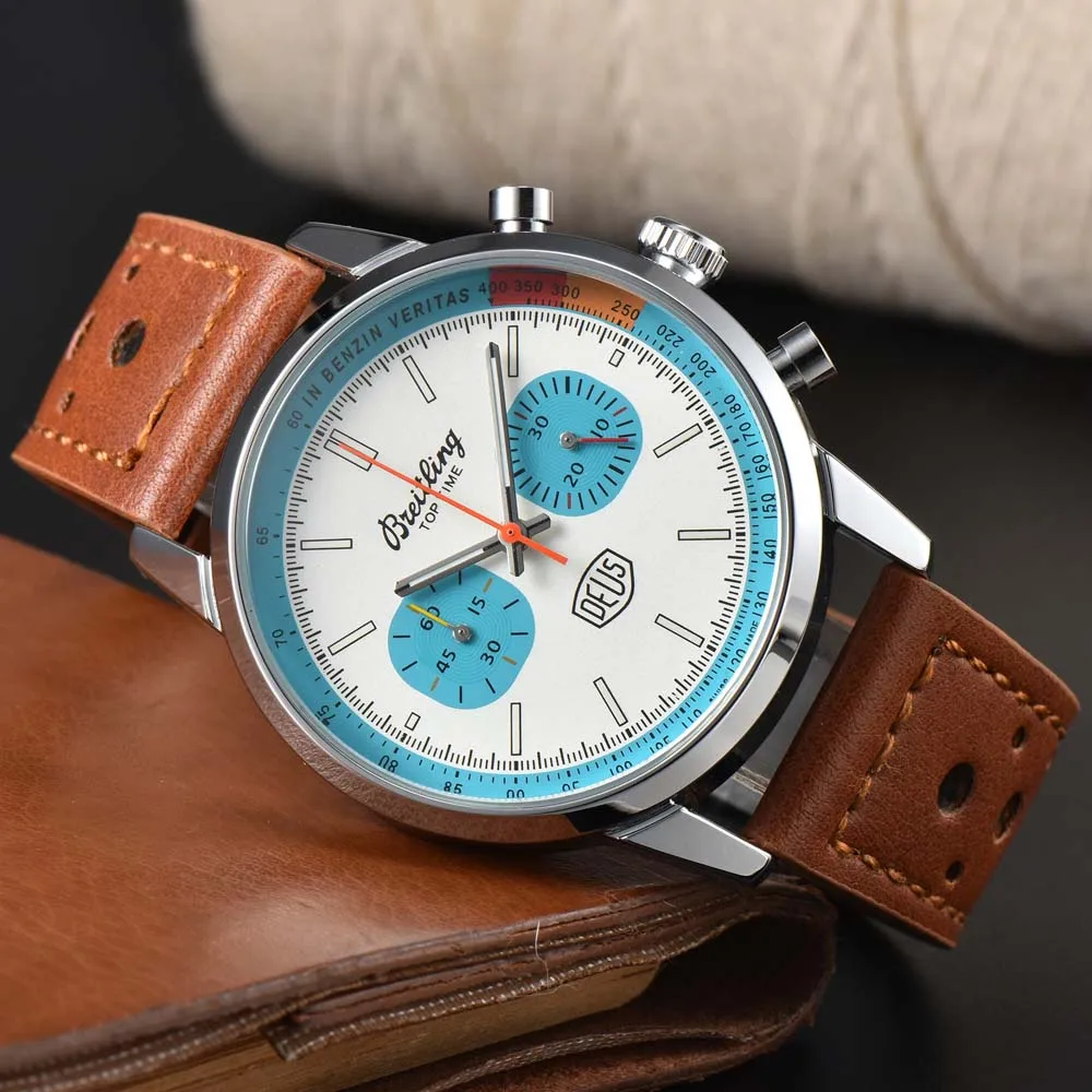 Мужские кварцевые часы с хронографом и автоматической датой
Мужские кварцевые часы с хронографом и автоматической датой