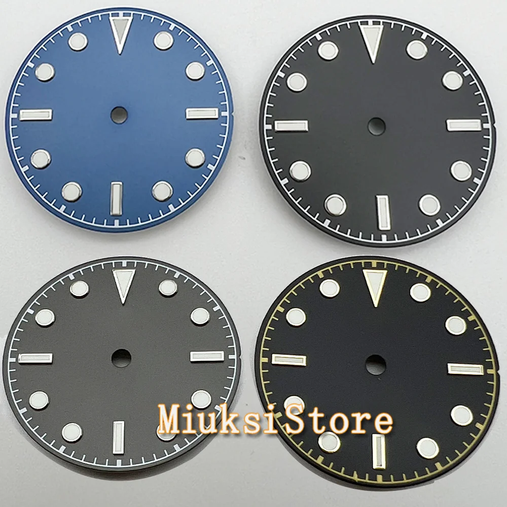 

29mm Watch Dial Fit NH35 NH36 ETA 2824 2836 Miyota 8215 8205 821A DG2813 3804 PT5000 Movement Green Luminous Sterile