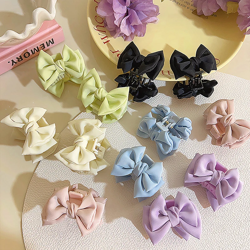 Women Double Sides Bowknot Gird Hair Claw Elegant Simplicity Hair Clips Bangs Small Hairpins Side Clip Barrette Hair Accessories
Women Double Sides Bowknot Gird Hair Claw Elegant Simplicity Hair Clips Bangs Small Hairpins Side Clip Barrette Hair Accessories