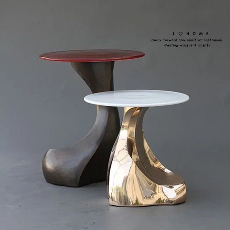 Nordic modern designer creative fashion FRP shaped marble edge table several coffee table living room
Nordic modern designer creative fashion FRP shaped marble edge table several coffee table living room