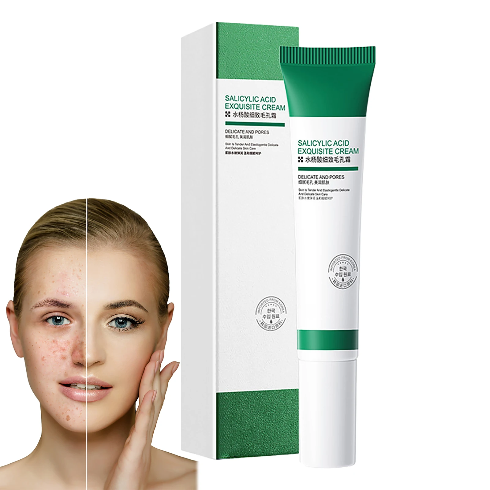 Acid Pore Refining Cream Pore Shrinking Gel Moisturizing Face Cream Improves Skin Texture And Blackheads Tighten Yoru Skin 20g
Acid Pore Refining Cream Pore Shrinking Gel Moisturizing Face Cream Improves Skin Texture And Blackheads Tighten Yoru Skin 20g