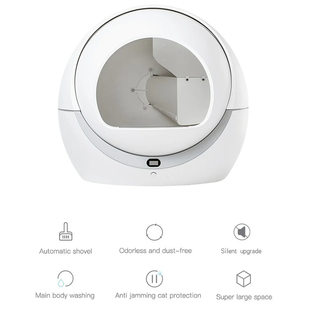 Dropshipping Pet Item Self Cleaning Litter Box Automatic Closed Sandbox Cat Litter Box Pet Toilet Bedpan Tray for Cats Supplies
Dropshipping Pet Item Self Cleaning Litter Box Automatic Closed Sandbox Cat Litter Box Pet Toilet Bedpan Tray for Cats Supplies