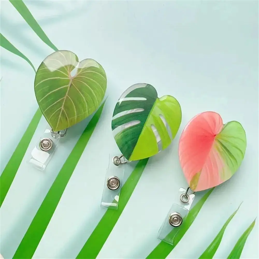 Inspirational Leaf ID Badge Reel ID Card Clip Chest Card Easy Pull Buckle Rare Plant Work Card Retractable Badge Holder
Inspirational Leaf ID Badge Reel ID Card Clip Chest Card Easy Pull Buckle Rare Plant Work Card Retractable Badge Holder