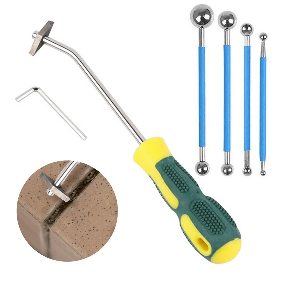 6pcs Ceramic Tile Grout Remover Tungsten Steel Tile Gap Cleaner Drill Bit For Floor Wall Seam Cement Cleaning Hand Tools
6pcs Ceramic Tile Grout Remover Tungsten Steel Tile Gap Cleaner Drill Bit For Floor Wall Seam Cement Cleaning Hand Tools