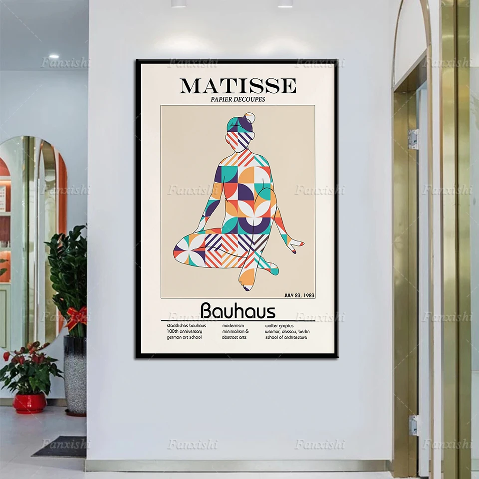 Matisse Print Nude Woman With Bauhaus Prints,Print Bauhaus Design Pattern, Papier Decoupes Poster Wall Art, Abstract Matisse Art
Matisse Print Nude Woman With Bauhaus Prints,Print Bauhaus Design Pattern, Papier Decoupes Poster Wall Art, Abstract Matisse Art