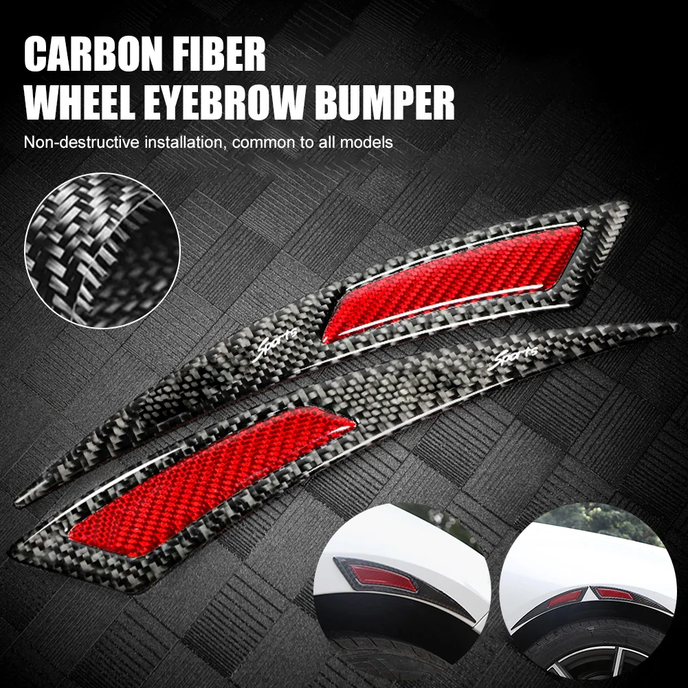 2Pcs Universal Car Sticker Front Fender Stripe Guard Tire Eyebrow Protector Carbon Fiber Wheel Protection Reflective Tape HOT
2Pcs Universal Car Sticker Front Fender Stripe Guard Tire Eyebrow Protector Carbon Fiber Wheel Protection Reflective Tape HOT