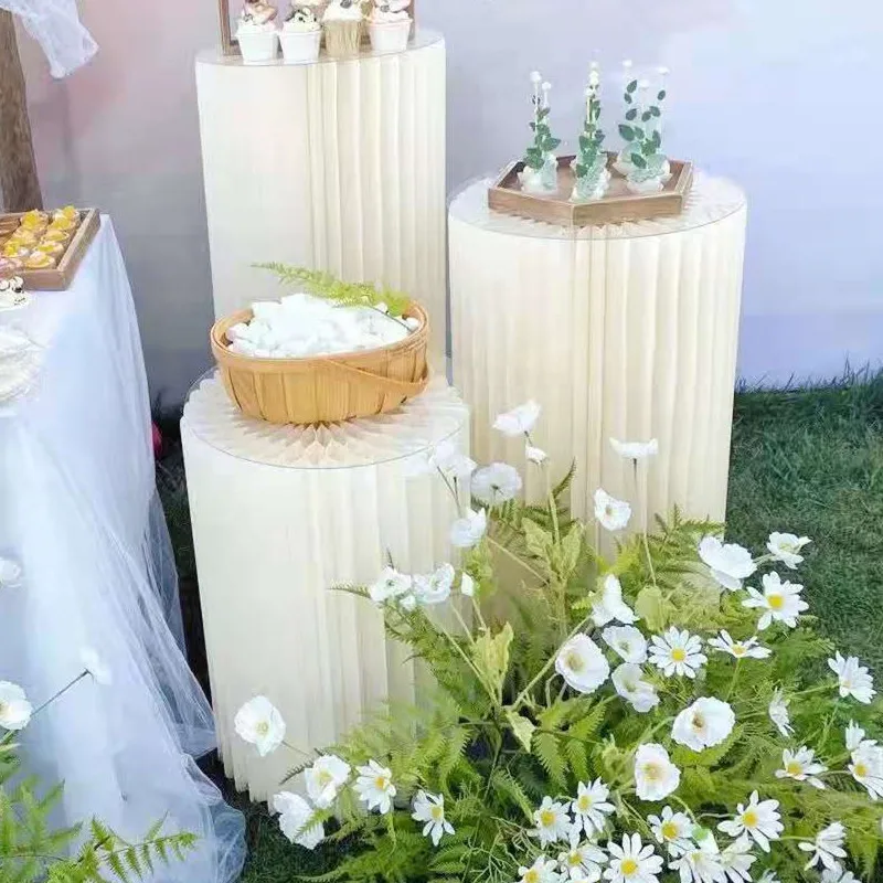 White Folding Cylindrical Cake Stand Birthday Party Decoration Props Wedding Decor Backdrop Display Stand Ramadan Decoration
White Folding Cylindrical Cake Stand Birthday Party Decoration Props Wedding Decor Backdrop Display Stand Ramadan Decoration