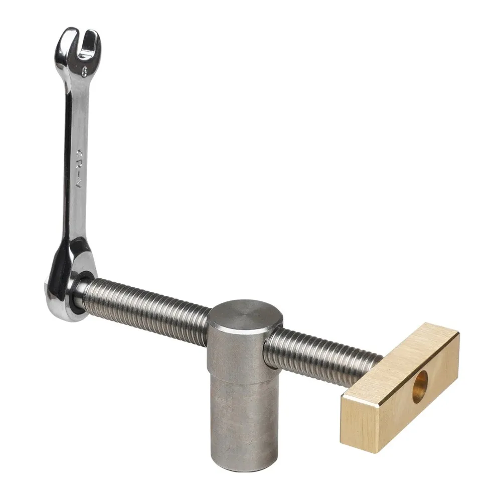 Woodworking Desktop Vise Tenon Locking Bar Fixing Tool Brass Retaining Block Woodworking 
Woodworking Desktop Vise Tenon Locking Bar Fixing Tool Brass Retaining Block Woodworking