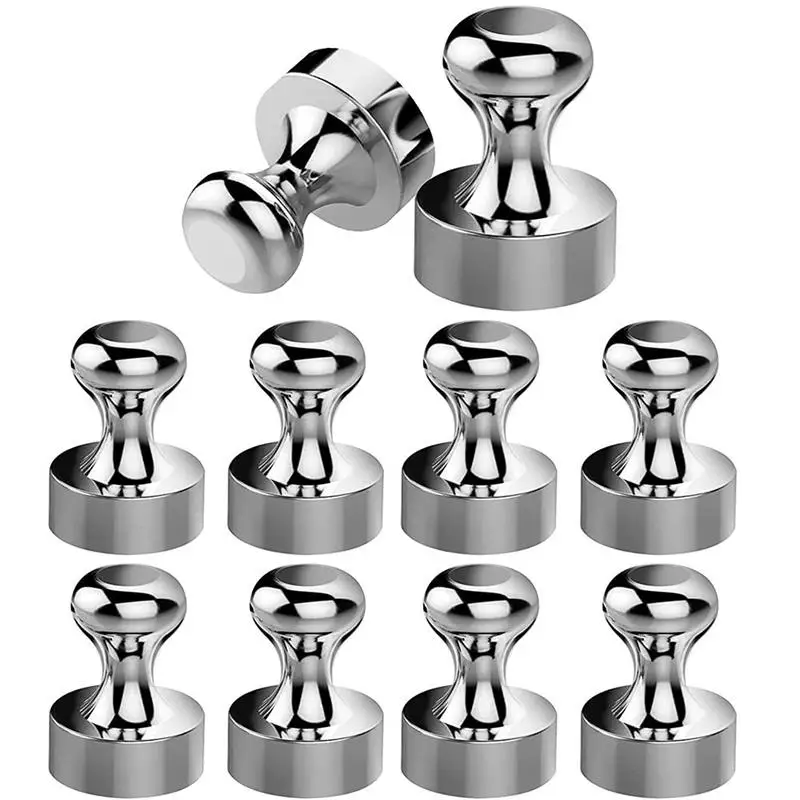 10pcs Super Strong Metal Magnets Powerful Pull Force with 4 KG Holding Power Cone Magnets Steel Magnet Push Pin for Refrigerator
10pcs Super Strong Metal Magnets Powerful Pull Force with 4 KG Holding Power Cone Magnets Steel Magnet Push Pin for Refrigerator