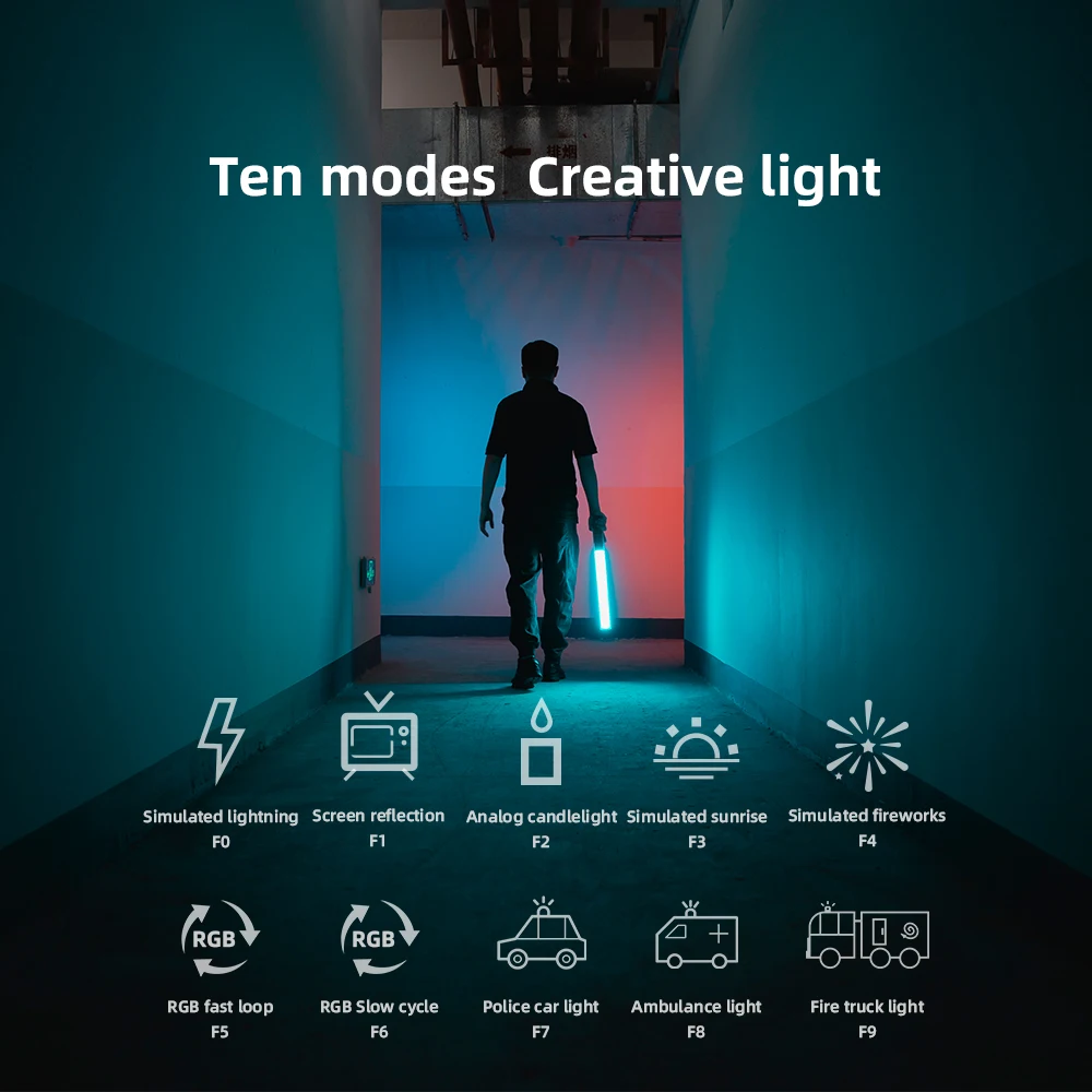 Yongnuo YN360 III YN360III Handheld 3200K-5500K RGB Colorful Ice Stick LED Video Light Touch Adjusting Controlled by Phone App
Yongnuo YN360 III YN360III Handheld 3200K-5500K RGB Colorful Ice Stick LED Video Light Touch Adjusting Controlled by Phone App