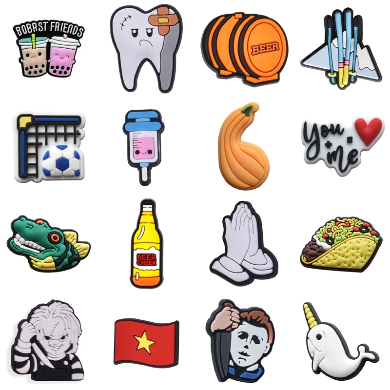 Shoe Charms Accessories Fits for Crocs Single Sale 1pcs Decorations PVC Buckle for Kids Party Christmas Gifts Pins
Shoe Charms Accessories Fits for Crocs Single Sale 1pcs Decorations PVC Buckle for Kids Party Christmas Gifts Pins