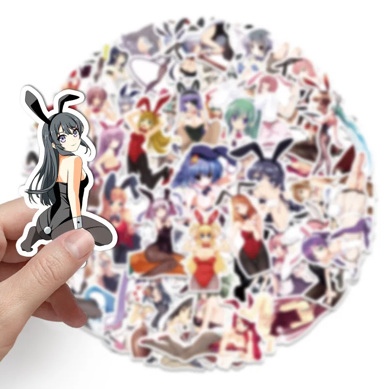 61 Pcs Sexy Bunny Girl Graffiti Cartoon Stickers Diy Luggage Scooter Car Waterproof Decorative Stickers Gifts for Friends
61 Pcs Sexy Bunny Girl Graffiti Cartoon Stickers Diy Luggage Scooter Car Waterproof Decorative Stickers Gifts for Friends