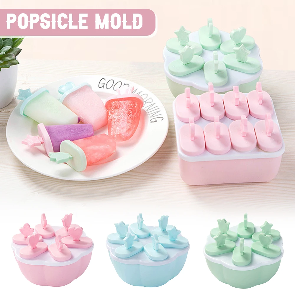 Kitchen Ice Cube Molds Reusable Popsicle Maker DIY Ice Cream Tools Kitchen 6/8 Cell Ice Cream Mould Kitchen Tools
Kitchen Ice Cube Molds Reusable Popsicle Maker DIY Ice Cream Tools Kitchen 6/8 Cell Ice Cream Mould Kitchen Tools