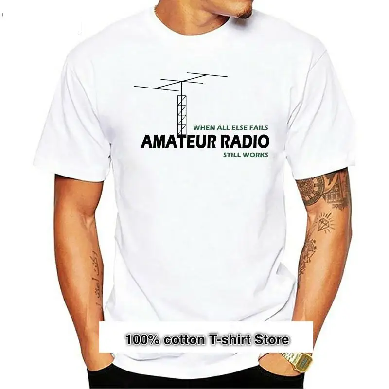Camiseta para hombre y mujer, camisa con frase cuando todo lo demás falla, amateur radio, still works
Camiseta para hombre y mujer, camisa con frase cuando todo lo demás falla, amateur radio, still works
