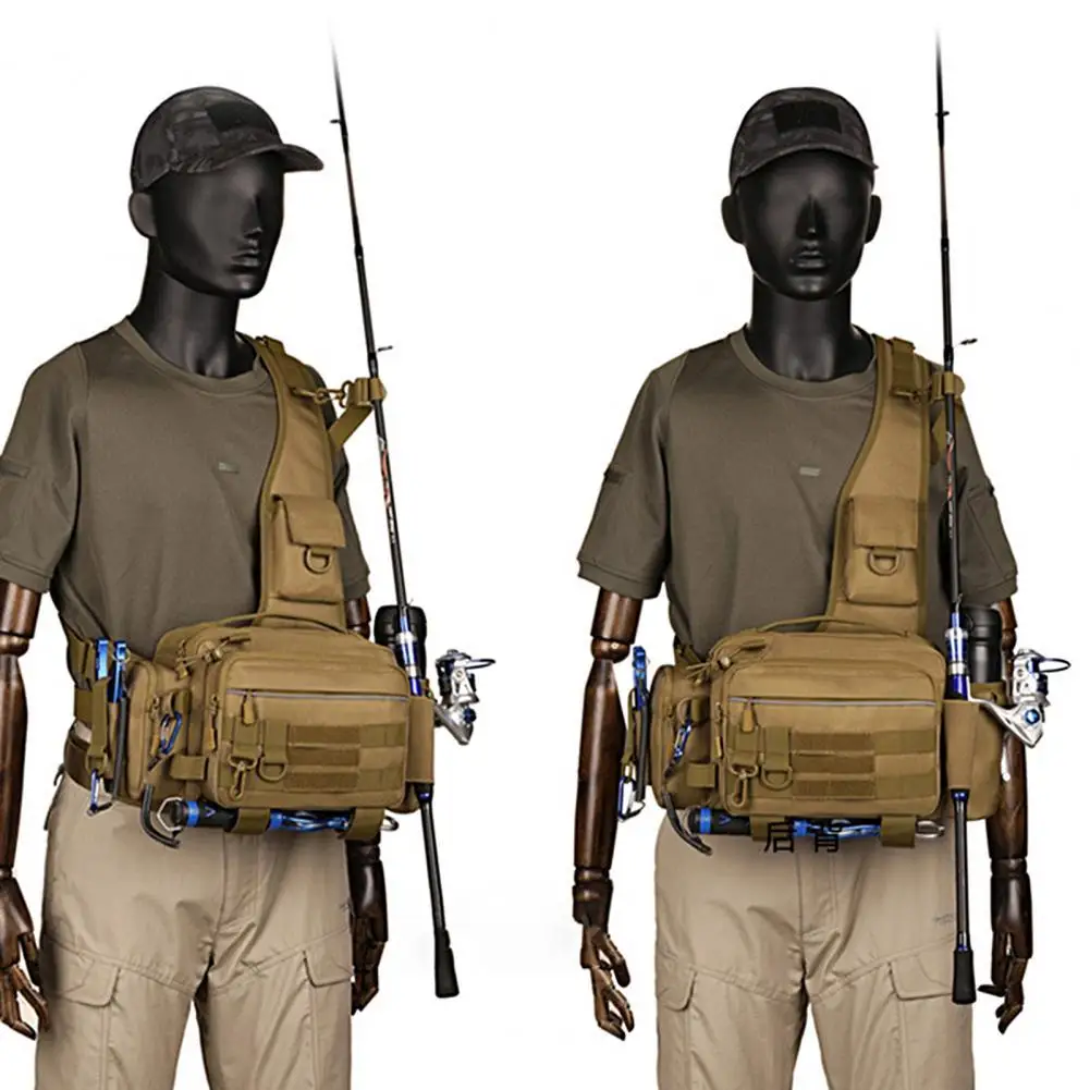 Fishing Shoulder Bag Multiple Compartments Large Capacity Fishing Bag Multifunctional Single Shoulder Crossbody Bag Camping
Fishing Shoulder Bag Multiple Compartments Large Capacity Fishing Bag Multifunctional Single Shoulder Crossbody Bag Camping
