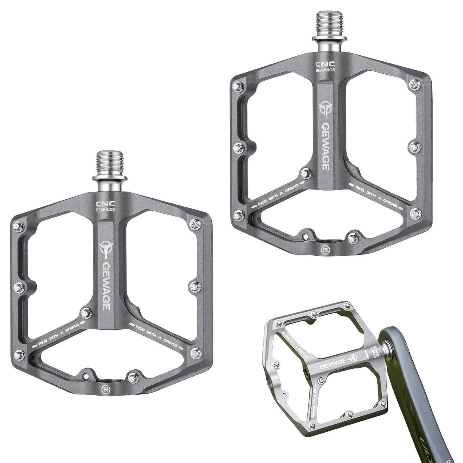 Bicycle Platform Pedals Non-Slip Lightweight Aluminum Alloy Bicycle Platform Pedals Non-Slip Lightweight Bicycle Platform
Bicycle Platform Pedals Non-Slip Lightweight Aluminum Alloy Bicycle Platform Pedals Non-Slip Lightweight Bicycle Platform