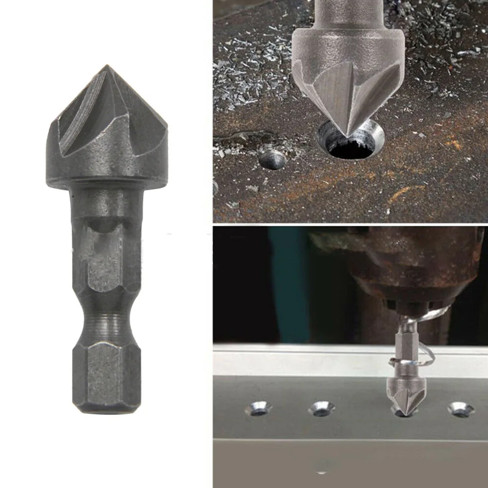 6-slot Countersunk Drill Bit Kit 36mm Five-edge Chamferer Hexagonal Shank For Woodworking Tools 13mm Diameter Drill Bit
6-slot Countersunk Drill Bit Kit 36mm Five-edge Chamferer Hexagonal Shank For Woodworking Tools 13mm Diameter Drill Bit