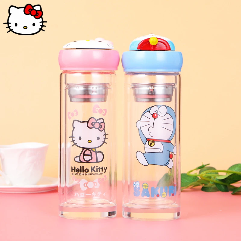 Kawaii Sanrio HelloKitty Water Cup Cute Cartoon Glass Transparent Large Capacity Double Layer Portable Travel Thermos Cup Gift
Kawaii Sanrio HelloKitty Water Cup Cute Cartoon Glass Transparent Large Capacity Double Layer Portable Travel Thermos Cup Gift