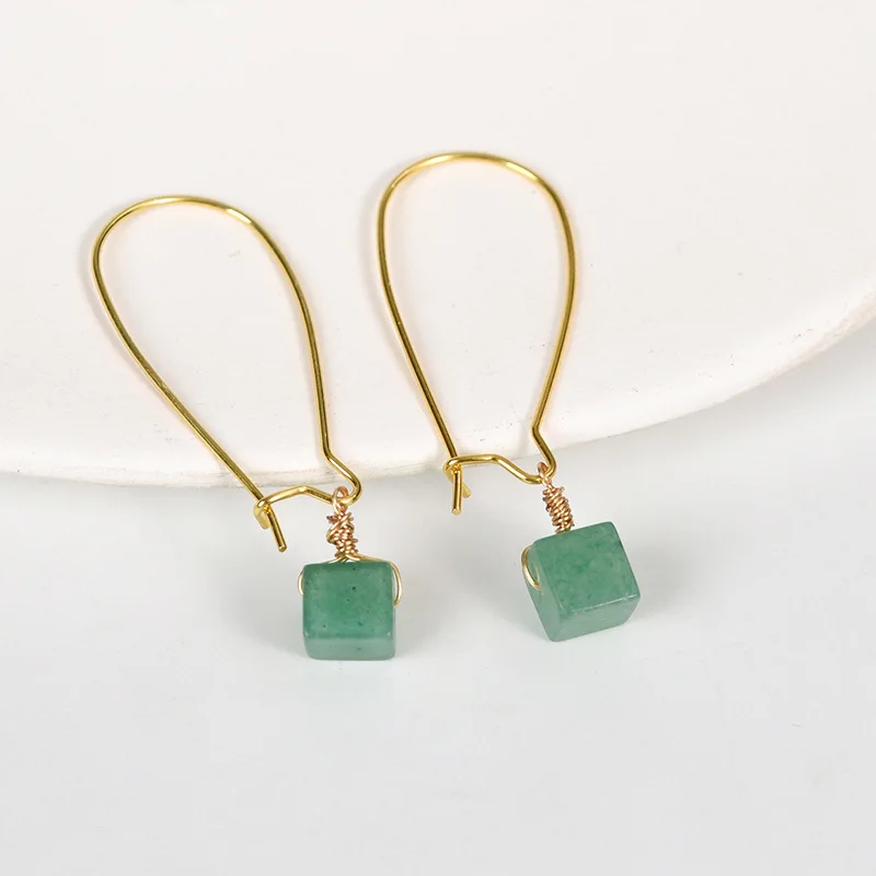 Natural Stone Diamond Earring Healing Reiki Women Pink Crystal Quartz Tiger Eye Agate Earrings
Natural Stone Diamond Earring Healing Reiki Women Pink Crystal Quartz Tiger Eye Agate Earrings