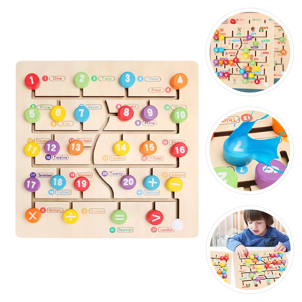 Wooden Beads Moving Maze Toy Kids Wood Labyrinth Game Toy Educational Toy
Wooden Beads Moving Maze Toy Kids Wood Labyrinth Game Toy Educational Toy