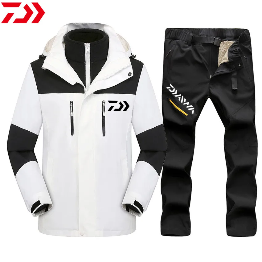 Daiwa New Waterproof Windproof Mountaineering Fishing Clothing Warm Plush Pants Fashionable Breathable Outdoor Fishing Suit Set
Daiwa New Waterproof Windproof Mountaineering Fishing Clothing Warm Plush Pants Fashionable Breathable Outdoor Fishing Suit Set