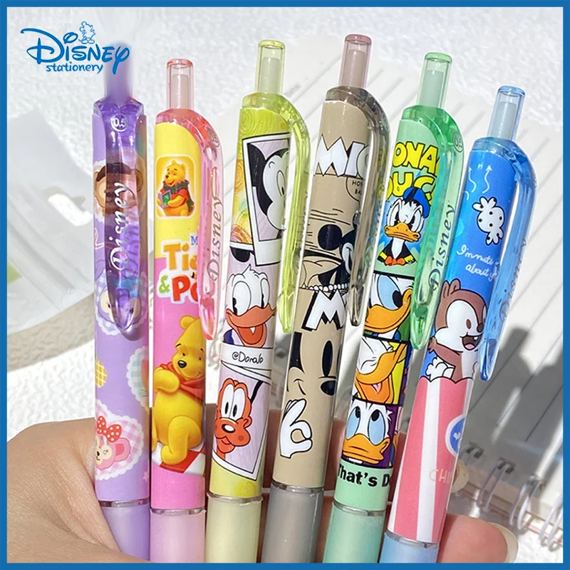 12/24pcs Disney Gel Pen Cartoon Mickey Mouse Press Pens 0.5mm Black School Students Exam Stationery Office Writing Supplies Sets
12/24pcs Disney Gel Pen Cartoon Mickey Mouse Press Pens 0.5mm Black School Students Exam Stationery Office Writing Supplies Sets