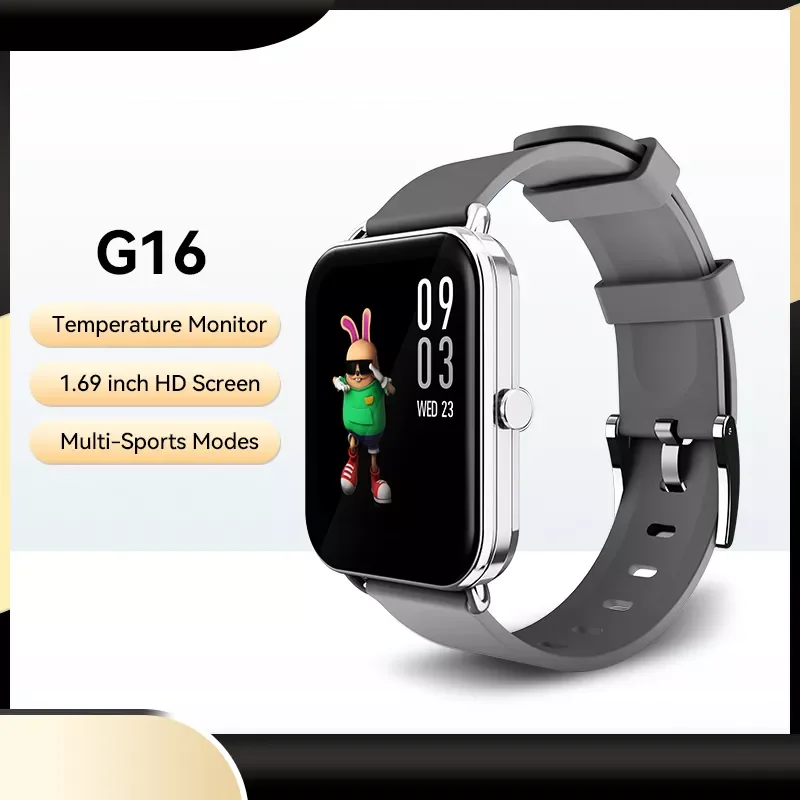 2021 New G16 Smart Watch Men Temperature Full Touch Screen Sports Fitness Tracker Smartwatch Women Free Shipping for IOS Android
2021 New G16 Smart Watch Men Temperature Full Touch Screen Sports Fitness Tracker Smartwatch Women Free Shipping for IOS Android