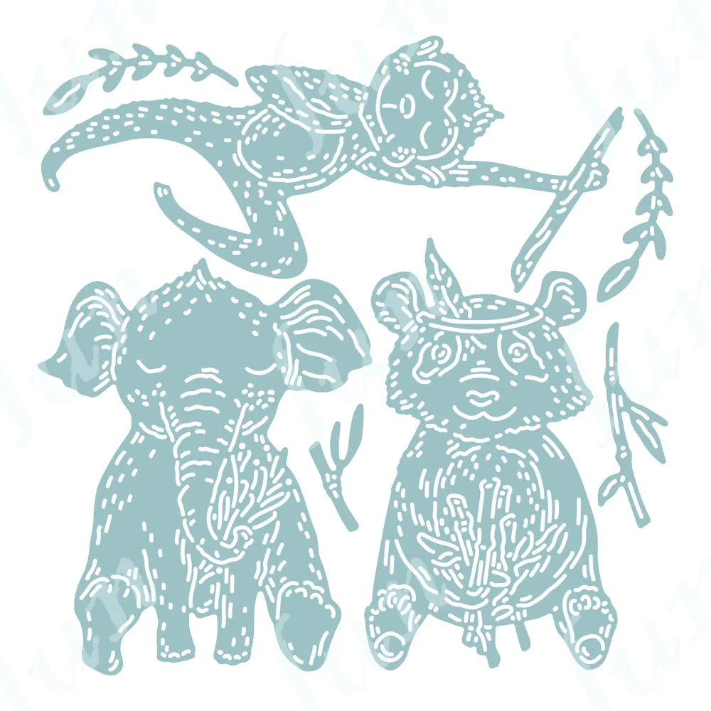 Newest Jungle Animals Die Paper Craft Metal Cutting Dies Handmade Diy Scrapbooking Greeting Card Knife Mould Blade Punch Stencil
Newest Jungle Animals Die Paper Craft Metal Cutting Dies Handmade Diy Scrapbooking Greeting Card Knife Mould Blade Punch Stencil