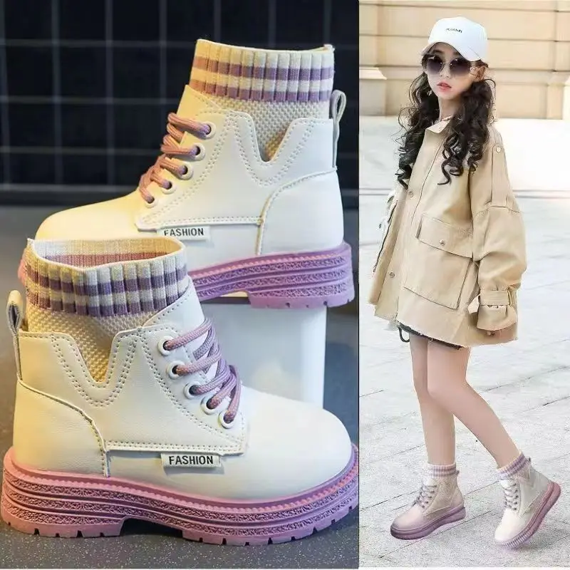 Autumn and Winter Children's Shoes 2023 New Children's Short Boots Girls' Velvet Fashion Splice Versatile Low Top Boots
Autumn and Winter Children's Shoes 2023 New Children's Short Boots Girls' Velvet Fashion Splice Versatile Low Top Boots