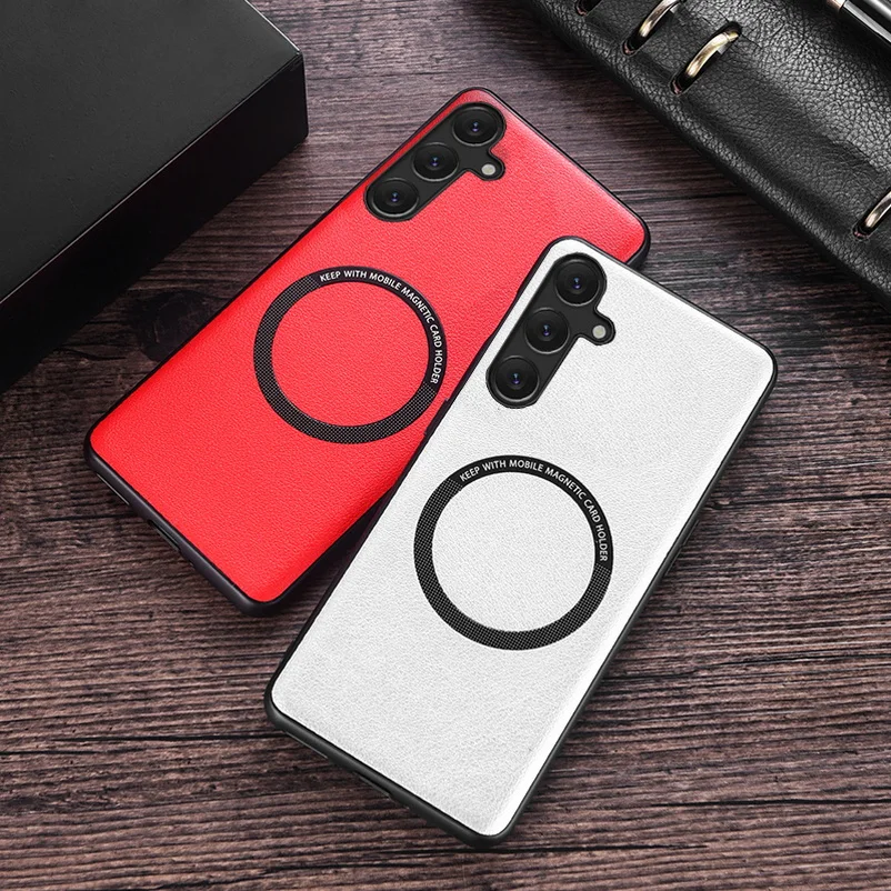 For Samsung Galaxy A54 Magsafe PU Leather Wireless Charging Protective Back Cover Case Galaxy A14/Galaxy A24/Galaxy A54 A53 A52
For Samsung Galaxy A54 Magsafe PU Leather Wireless Charging Protective Back Cover Case Galaxy A14/Galaxy A24/Galaxy A54 A53 A52