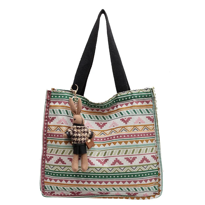 National Wind Large Capacity Canvas Bag Female Commuting Bag Hand Bill Of Lading Shoulder Tote Bag
National Wind Large Capacity Canvas Bag Female Commuting Bag Hand Bill Of Lading Shoulder Tote Bag