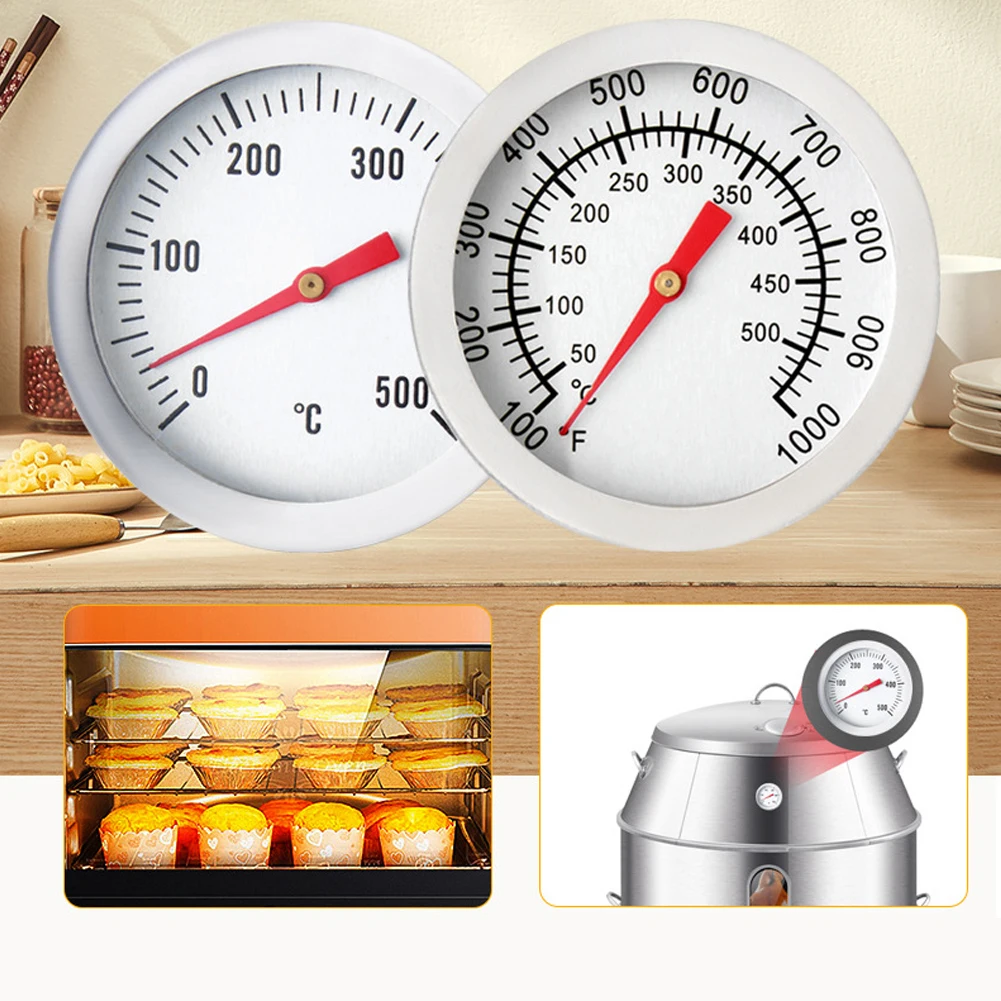 Stainless Steel BBQ Smoker Grill Temperature Gauge Barbecue Thermometer Cooking Food Probe 0-500°C Grill Oven Kitchen Tool
Stainless Steel BBQ Smoker Grill Temperature Gauge Barbecue Thermometer Cooking Food Probe 0-500°C Grill Oven Kitchen Tool