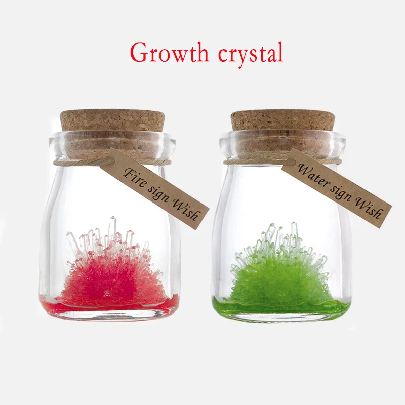 Growth Crystal DIY Decoration Wish Flower with Bottle Handmade Home Crafts Ornaments Easy To Operate for Room Crystals Decor
Growth Crystal DIY Decoration Wish Flower with Bottle Handmade Home Crafts Ornaments Easy To Operate for Room Crystals Decor