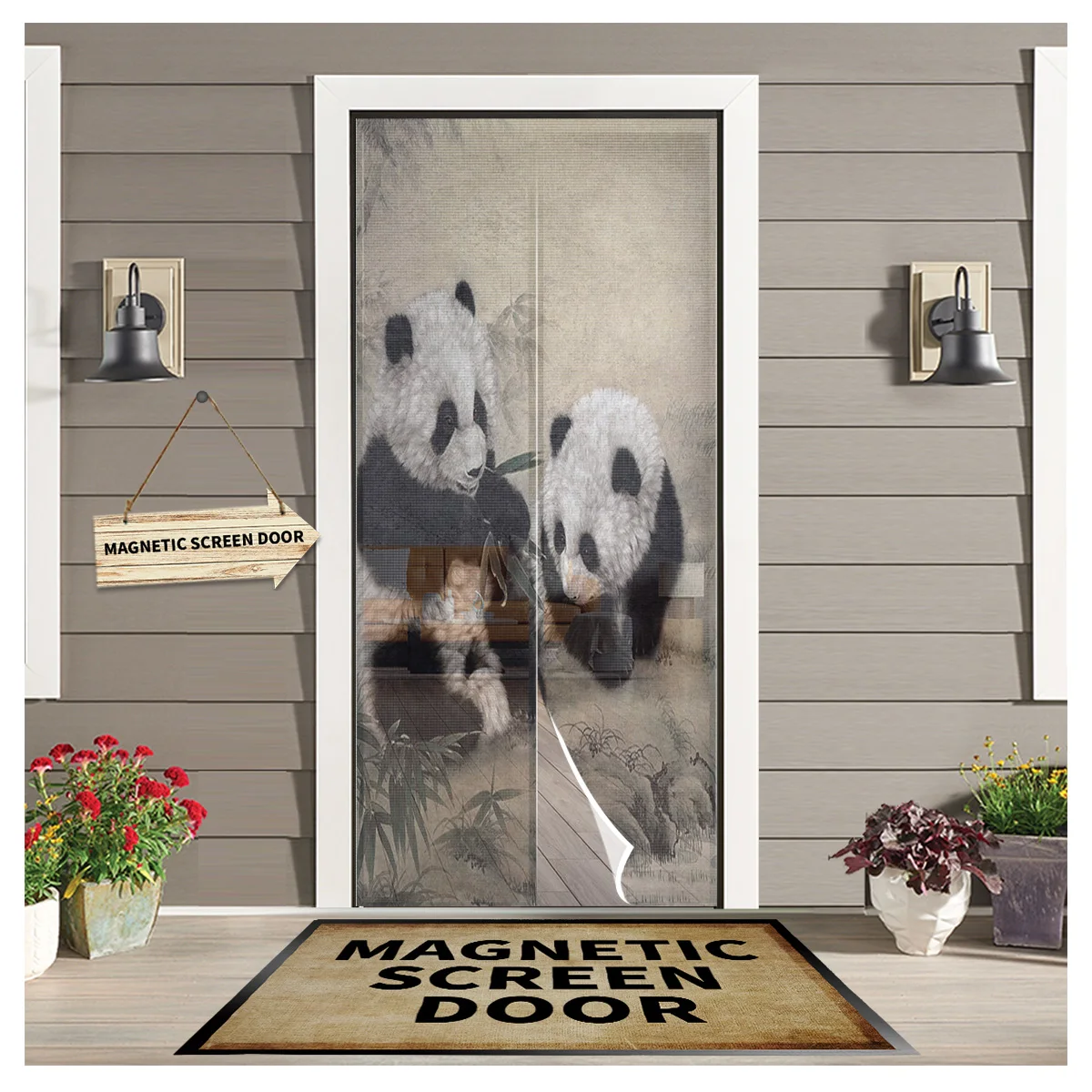 Животные панда бамбуковая чернильная живопись Магнитная Дверь Окно экран Лето против комаров насекомые кухонная Спальня дверь шторы
Животные панда бамбуковая чернильная живопись Магнитная Дверь Окно экран Лето против комаров насекомые кухонная Спальня дверь шторы
