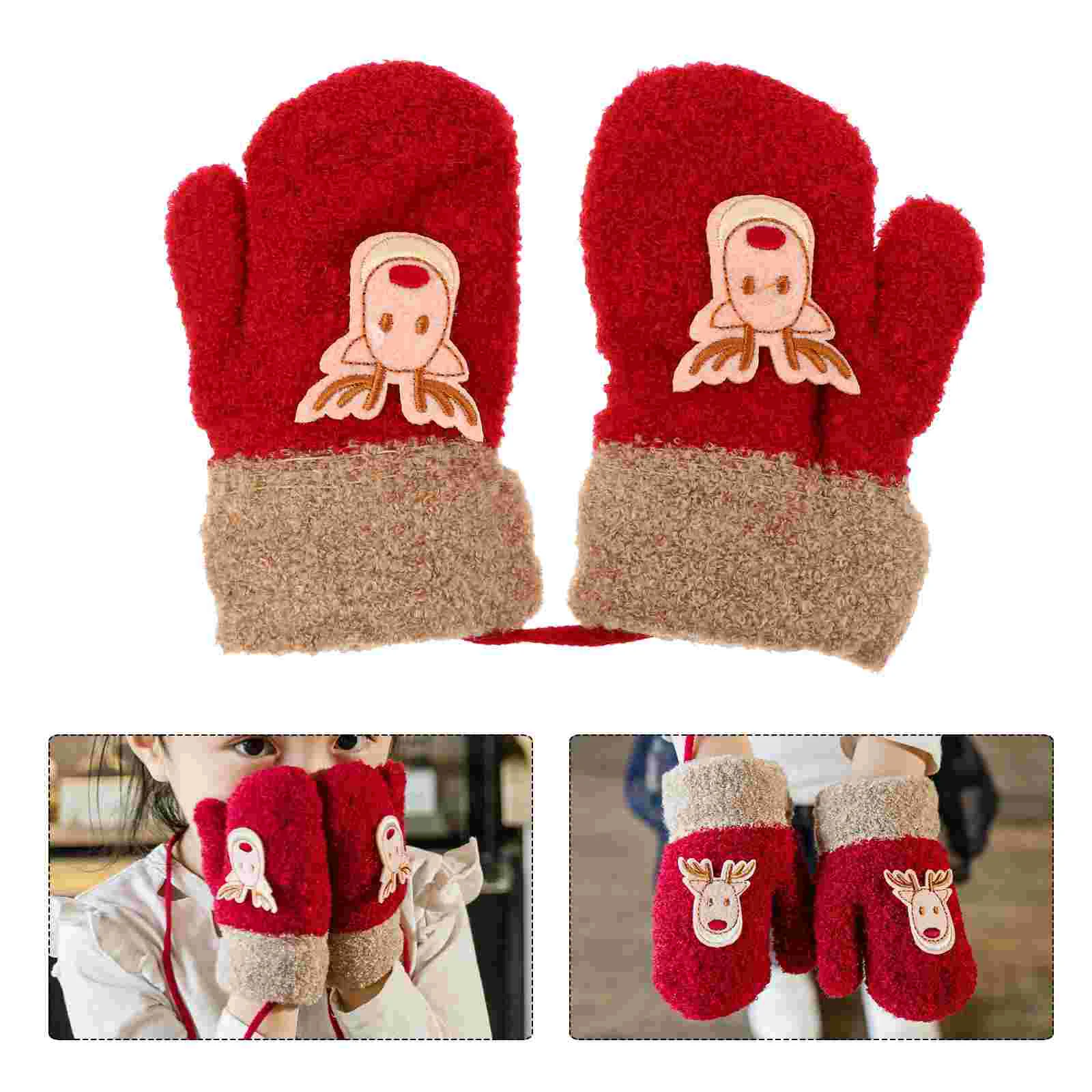 Gloves Warm Kids Mittens Winter Knitted Christmas Full Finger Mitten Plush Snow Child Ski Outdoor Thicken Stretch Cute Fleece
Gloves Warm Kids Mittens Winter Knitted Christmas Full Finger Mitten Plush Snow Child Ski Outdoor Thicken Stretch Cute Fleece