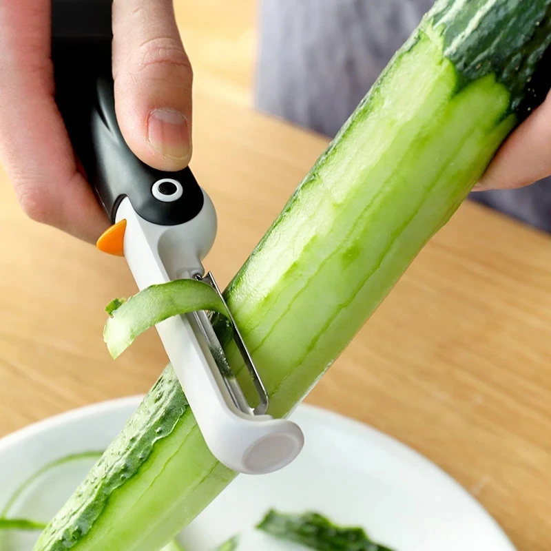 1Pc Kitchen Accessories Penguin Shaped Folding Peeling Machine Fruit Vegetable Peeler Cutting Tools Portable Stainless Steel
1Pc Kitchen Accessories Penguin Shaped Folding Peeling Machine Fruit Vegetable Peeler Cutting Tools Portable Stainless Steel