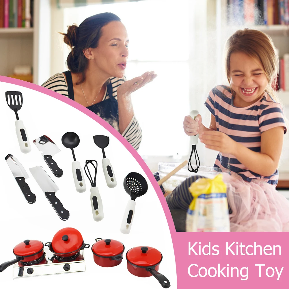 13pcs/Set Baby Kids Pretend Play Toys Tableware Cooking Utensils Simulation Kit Cookware Interactive Game Supplies 
13pcs/Set Baby Kids Pretend Play Toys Tableware Cooking Utensils Simulation Kit Cookware Interactive Game Supplies