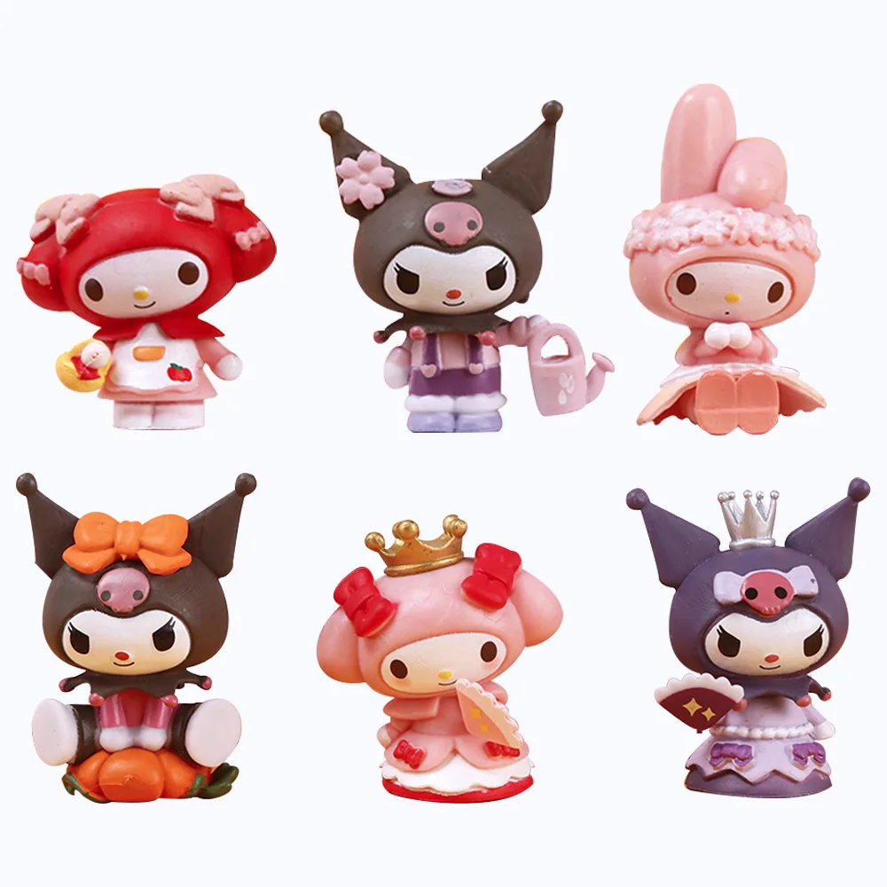 6Pcs/Set Cartoon Sanrio Four Seasons Kuromi Melody Figures Cake decoration model desktop toy car decoration Children's gifts
6Pcs/Set Cartoon Sanrio Four Seasons Kuromi Melody Figures Cake decoration model desktop toy car decoration Children's gifts