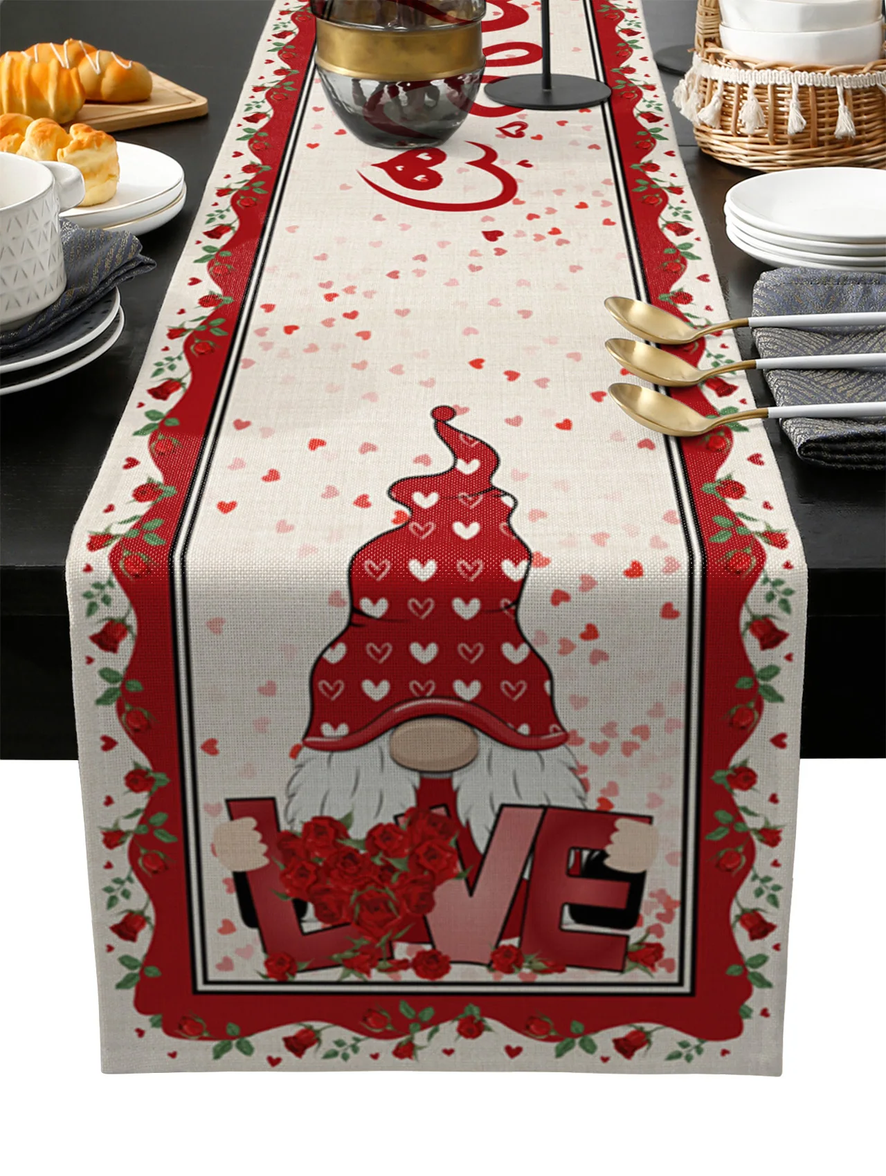 Valentines Gnome Table Runner Wedding Festival Table Decoration Home Decor Kitchen Table Runners Placemats
Valentines Gnome Table Runner Wedding Festival Table Decoration Home Decor Kitchen Table Runners Placemats