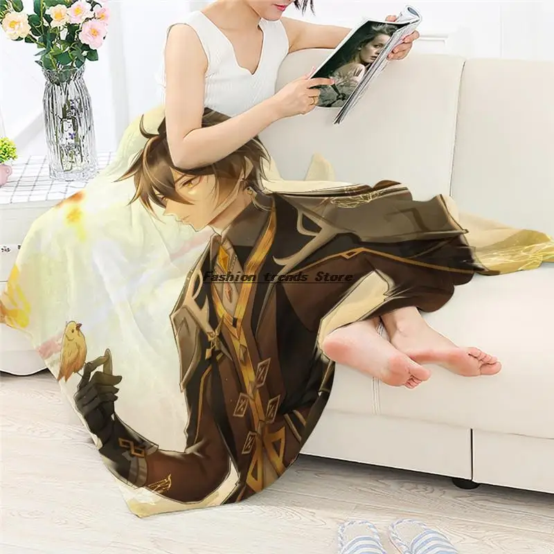 Zhongli Genshin Impact Bed Blankets Comfortable Sofa Cover for Adult Children Winter Flannel Quilt New Anime Bedspreads Mantas
Zhongli Genshin Impact Bed Blankets Comfortable Sofa Cover for Adult Children Winter Flannel Quilt New Anime Bedspreads Mantas