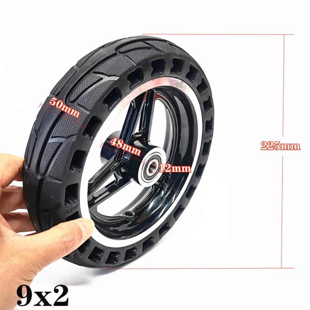 Bicycle Tire Solid Tire+Wheel Hub 225*48mm 9 Inch 9x2 Accessories Airless Black Electric Bike For Xiao Mi-NINEBOT
Bicycle Tire Solid Tire+Wheel Hub 225*48mm 9 Inch 9x2 Accessories Airless Black Electric Bike For Xiao Mi-NINEBOT