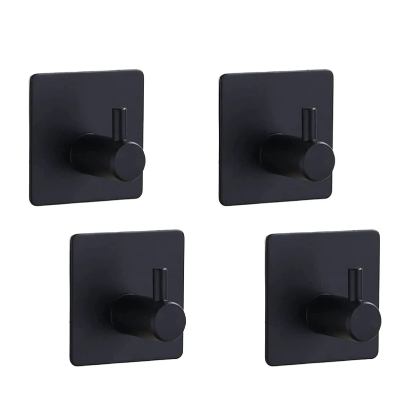 4Pcs Adhesive Hook Heavy Duty Metal Hook For Hanging Coat, Hat, Towel Robe Hook Rack Wall Mount - Bathroom & Bedroom
4Pcs Adhesive Hook Heavy Duty Metal Hook For Hanging Coat, Hat, Towel Robe Hook Rack Wall Mount - Bathroom & Bedroom
