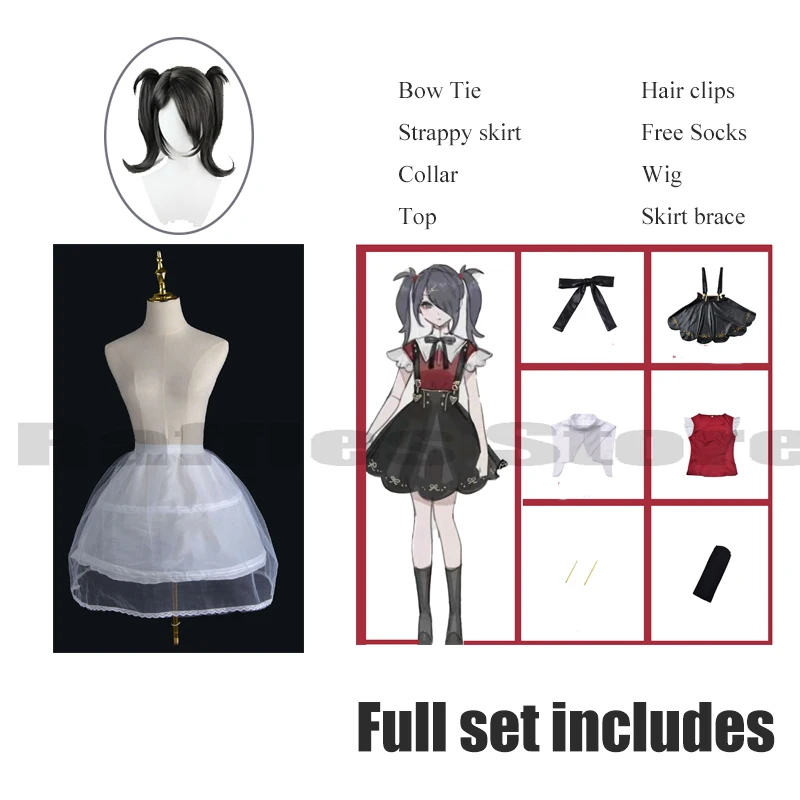 Needy Girl Overdose Ame Chan Cosplay Costume Wig Abyss Anime Game Ame Abyssoning Angle Cosplay Black Leather Skirt Set Plus Size
Needy Girl Overdose Ame Chan Cosplay Costume Wig Abyss Anime Game Ame Abyssoning Angle Cosplay Black Leather Skirt Set Plus Size