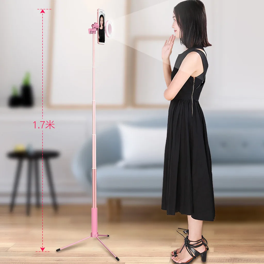 Ring Selfie Fill-Light Tripod Extendable with LED Foldable Live Stick bluetooth Photo
Ring Selfie Fill-Light Tripod Extendable with LED Foldable Live Stick bluetooth Photo