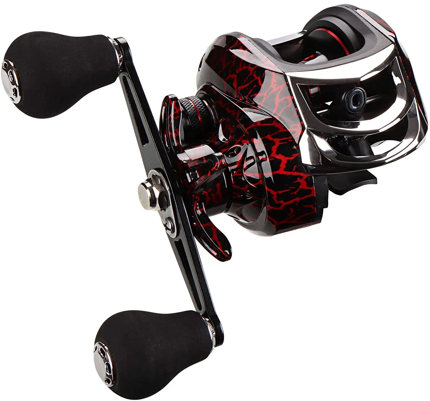 BNTTEAM Baitcasting Fire Fishing Reel, 7.65oz Compact Design ,8 levels Magnetic Braking System, 18+1BB, 7.2:1 Gear Ratio, Left/R
BNTTEAM Baitcasting Fire Fishing Reel, 7.65oz Compact Design ,8 levels Magnetic Braking System, 18+1BB, 7.2:1 Gear Ratio, Left/R