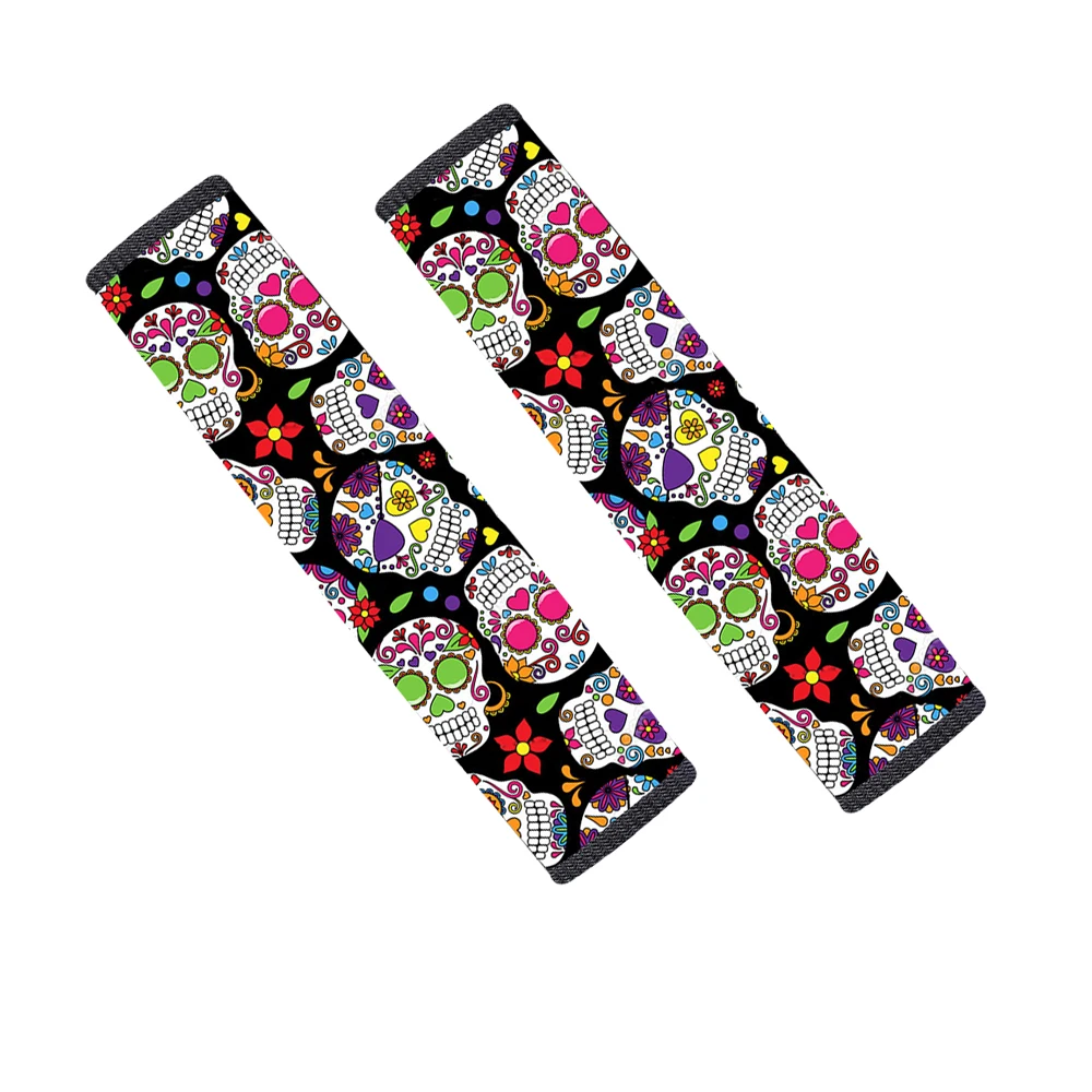 AIMAAO Color skull safety belt cover, 2pcs / set sweat absorbing shoulder safety belt pad, safety seat belt cover general
AIMAAO Color skull safety belt cover, 2pcs / set sweat absorbing shoulder safety belt pad, safety seat belt cover general
