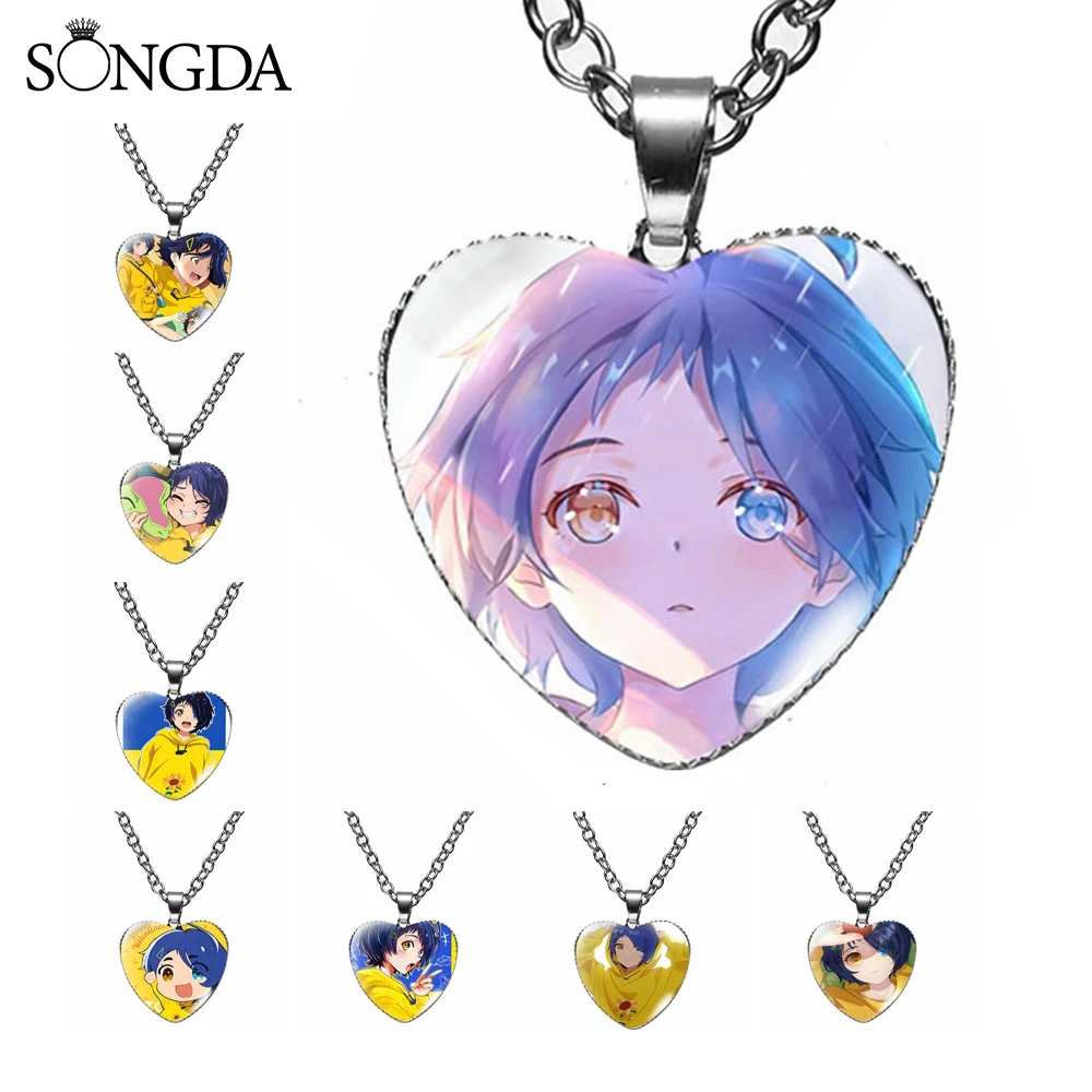Anime Wonder Egg Priority Ohto Ai Heart Necklace Cartoon Figures Cosplay Photo Glass Cabochon Base Pendant Cute Trendy Jewelry
Anime Wonder Egg Priority Ohto Ai Heart Necklace Cartoon Figures Cosplay Photo Glass Cabochon Base Pendant Cute Trendy Jewelry