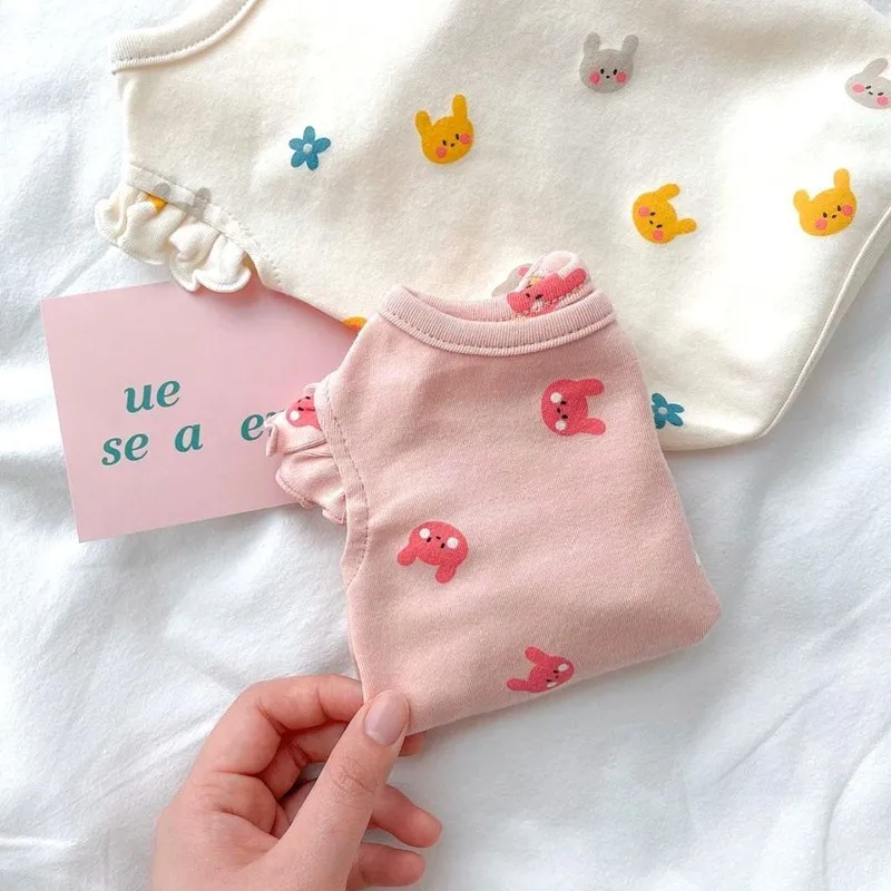 Cartoon Rabbit Pet Dogs Clothes Summer Ruffles Dogs Vest T-shirt Cute Cotton For Puppy Small Medium Dogs Clothing Chihuahua
Cartoon Rabbit Pet Dogs Clothes Summer Ruffles Dogs Vest T-shirt Cute Cotton For Puppy Small Medium Dogs Clothing Chihuahua