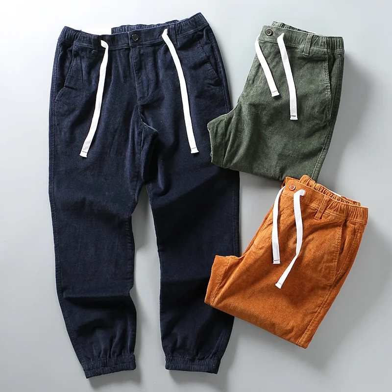 Thickened Corduroy Casual Pants Men's Fashion Retro Straight Closed Warm Striped Velvet Trousers Outdoor Sports Clothes Overalls
Thickened Corduroy Casual Pants Men's Fashion Retro Straight Closed Warm Striped Velvet Trousers Outdoor Sports Clothes Overalls